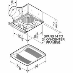 Hot Sale 👍 Broan Ultra Green™ 110 CFM Bathroom Exhaust Fan in White 😀 10 Hot Sale 👍 Broan Ultra Green™ 110 CFM Bathroom Exhaust Fan in White 😀 -Outlet Broan Store Query 1046