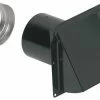 Hot Sale 🌟 Broan 7-3/4 x 6-1/2 x 4 in. Wall Vent in Black Steel 😀 -Outlet Broan Store Query 185