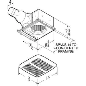 Top 10 🌟 Broan Ultra Pro™ 110 CFM Bathroom Exhaust Fan in White 🔥 4 Top 10 🌟 Broan Ultra Pro™ 110 CFM Bathroom Exhaust Fan in White 🔥 - Image 2