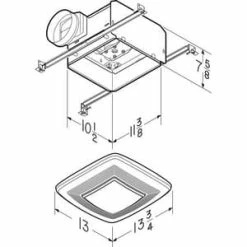Brand new 💯 Broan QTXE Series 110 CFM Bathroom Exhaust Fan in White 👏 -Outlet Broan Store Query 296