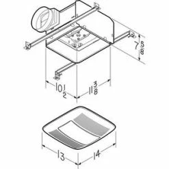 Best deal ❤️ Broan QTXEN Series 110 CFM Bathroom Exhaust Fan in White 🌟 -Outlet Broan Store Query 303
