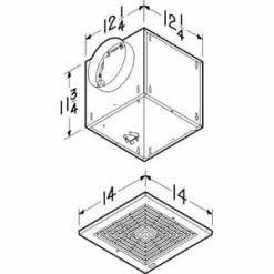 Cheapest ✨ Broan LoSone Select® 259 CFM Bathroom Exhaust Fan in White 🔥 -Outlet Broan Store Query 378