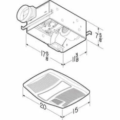 Budget β€οΈ Broan QTXN Series California Energy Commission Registered 110 QUIET Exhaust Heater FAN With Light π 10 Budget β€οΈ Broan QTXN Series California Energy Commission Registered 110 QUIET Exhaust Heater FAN With Light π -Outlet Broan Store Query 555