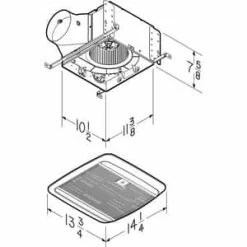 Hot Sale 🎉 Broan QT DC Series 150 cfm Bathroom Exhaust Fan in White 👏 -Outlet Broan Store Query 628