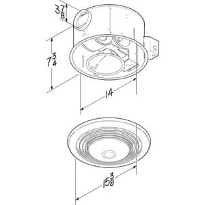 Deals ⌛ Broan 70 CFM Bathroom Exhaust Fan in White ⭐ 4 Deals ⌛ Broan 70 CFM Bathroom Exhaust Fan in White ⭐ - Image 2