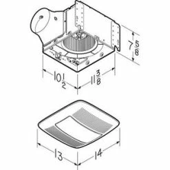Best Sale 🔔 Broan QT Series™ 140 CFM Bathroom Exhaust Fan 🤩 6 Best Sale 🔔 Broan QT Series™ 140 CFM Bathroom Exhaust Fan 🤩 -Outlet Broan Store Query 642