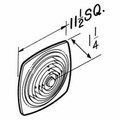 Promo 🛒 Broan Model 509 180 CFM Bathroom Exhaust Fan in White ❤️ -Outlet Broan Store Query 651