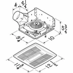 Top 10 ✨ Broan InVent™ Series 110 CFM Bathroom Exhaust Fan in White ⭐ 11 Top 10 ✨ Broan InVent™ Series 110 CFM Bathroom Exhaust Fan in White ⭐ -Outlet Broan Store Query 669