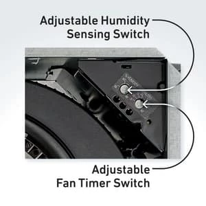 Cheap 🥰 Broan InVent™ Series 110 CFM Bathroom Exhaust Fan in White ✔️ 5 Cheap 🥰 Broan InVent™ Series 110 CFM Bathroom Exhaust Fan in White ✔️ - Image 3