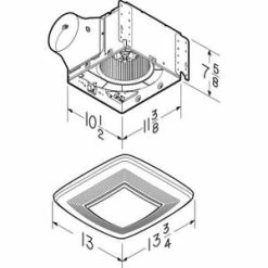 Best Sale 😉 Broan QT Series™ 130 CFM Bathroom Exhaust Fan ⌛ -Outlet Broan Store Query 725